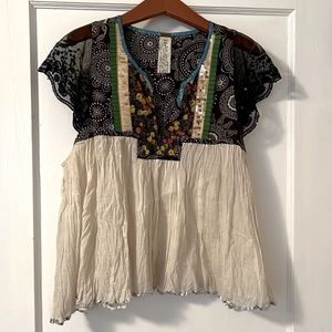 Free people blouse size Large